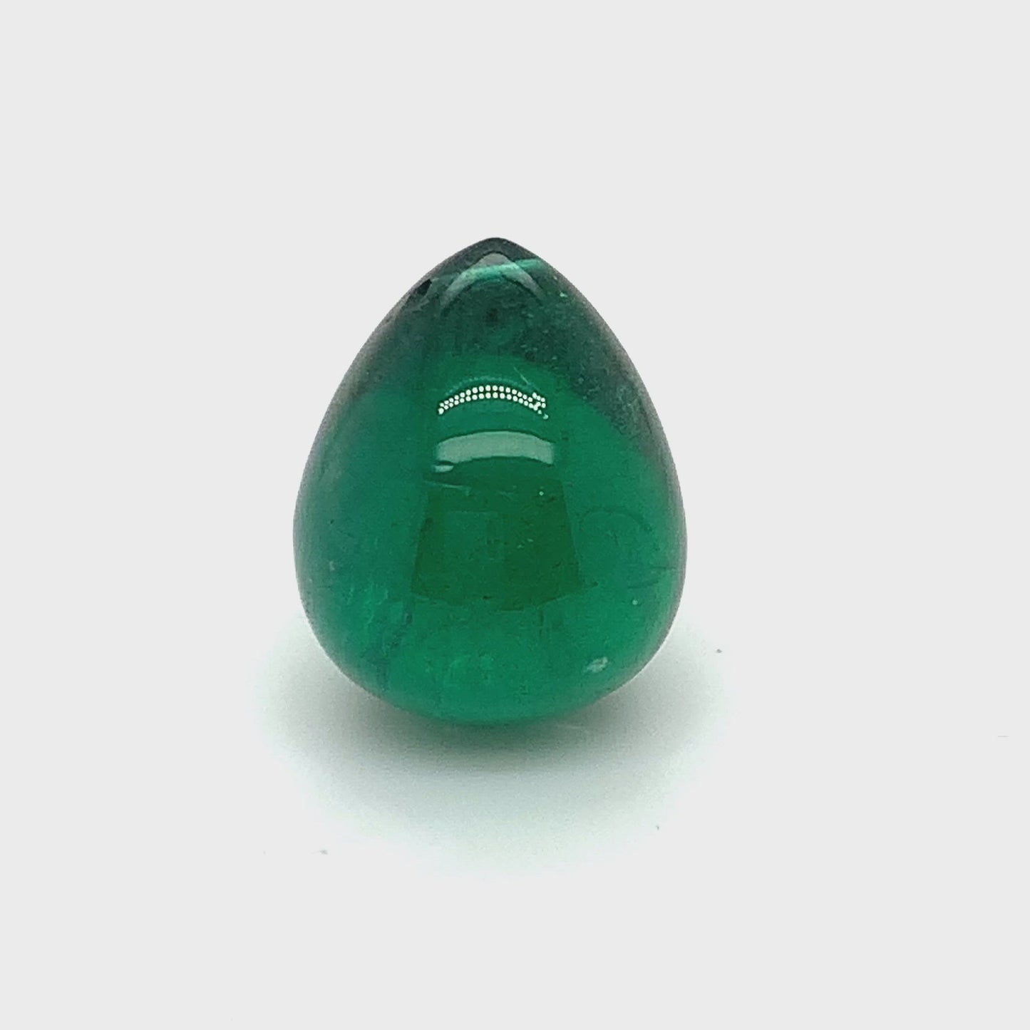 15.95x13.10x12.95mm Drop Emerald (1 pc 18.09 ct)