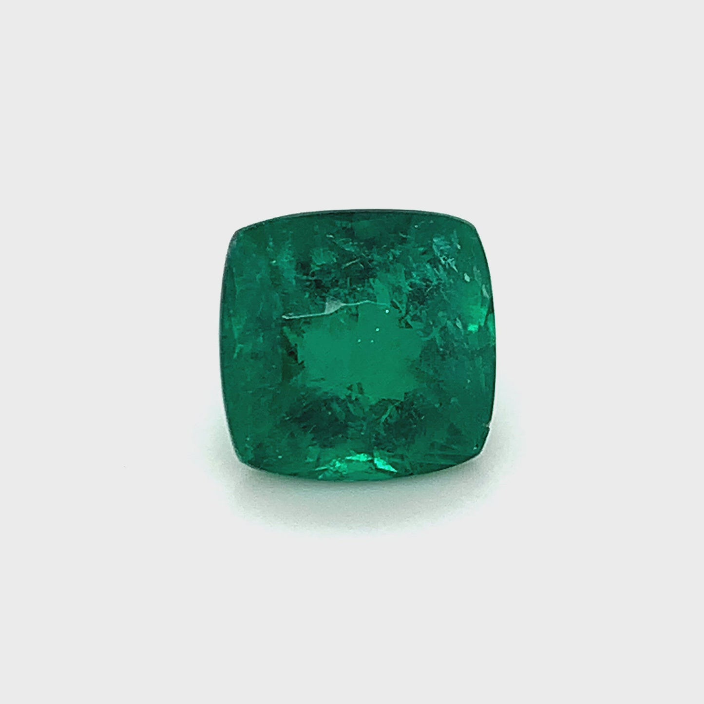 13.29x13.04x9.45mm Cushion Emerald (1 pc 9.71 ct)